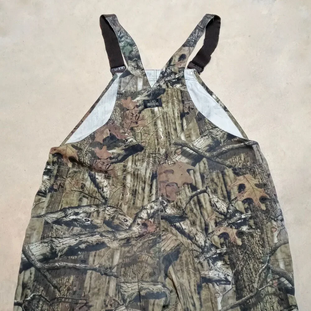 RedHead Mossy Oak Camo Bib Overalls Mens 3XLT Hunting Woodland Forest